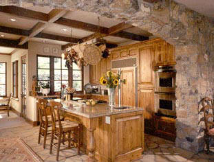 Rustic style kitchen remodel design